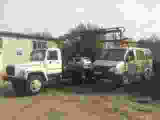 Эвакуатор ГАЗон ГАЗ-3309 с КМУ и прямой платформой