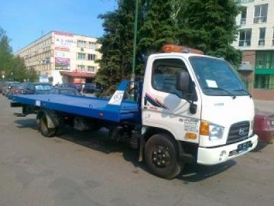 Эвакуатор Hyundai HD 78 со сдвижной платформой