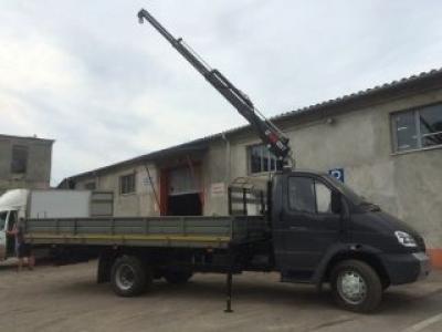 Автомобиль с КМУ ГАЗ-33106 Валдай с бортовой платформой